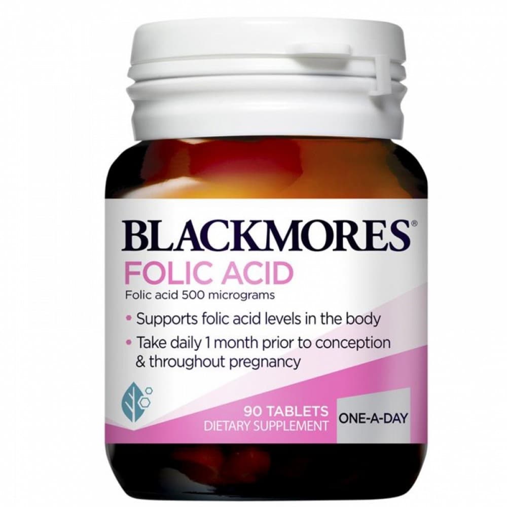 BLACKMORES FOLIC 500 mcg 90's