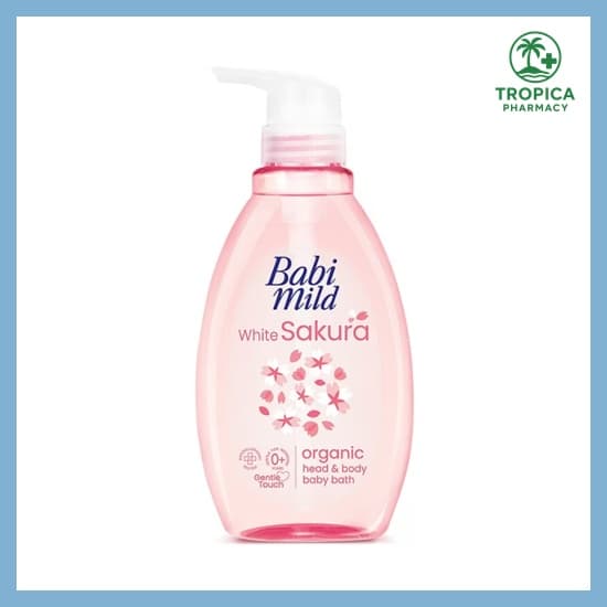 BabiMild Organic White Sakura Shower gel 380 mL