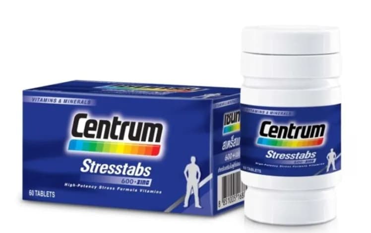 Centrum Stresstabs 600+Zinc 30's