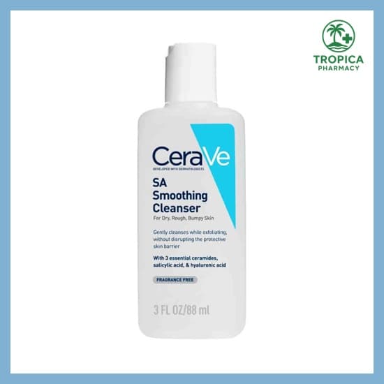 CERAVE SA Smoothing Cleanser 88ml สีฟ้า