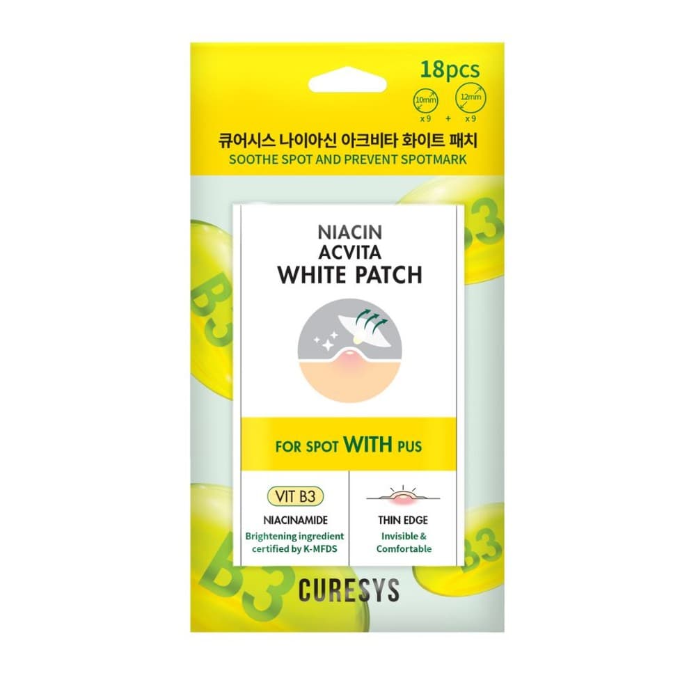 Curesys Niacin Acvita White Patch 18P