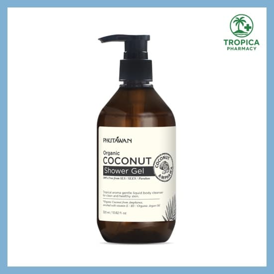 Phutawan Organic Coconut Shower Gel