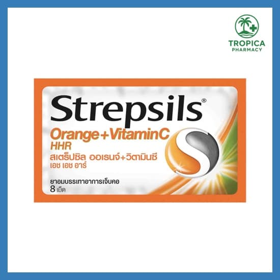Strepsils Orange+VitC 8's